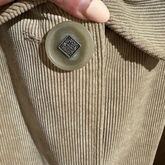 Requirements Brown Tan Corduroy Blazer Jacket WOMENS SIZE LARGE - Picture 5 of 16